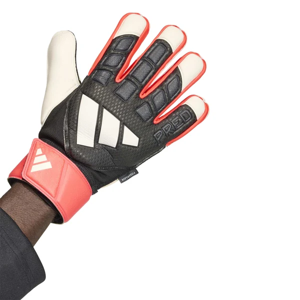adidas Predator Match Fingersave Zwart Wit Rood