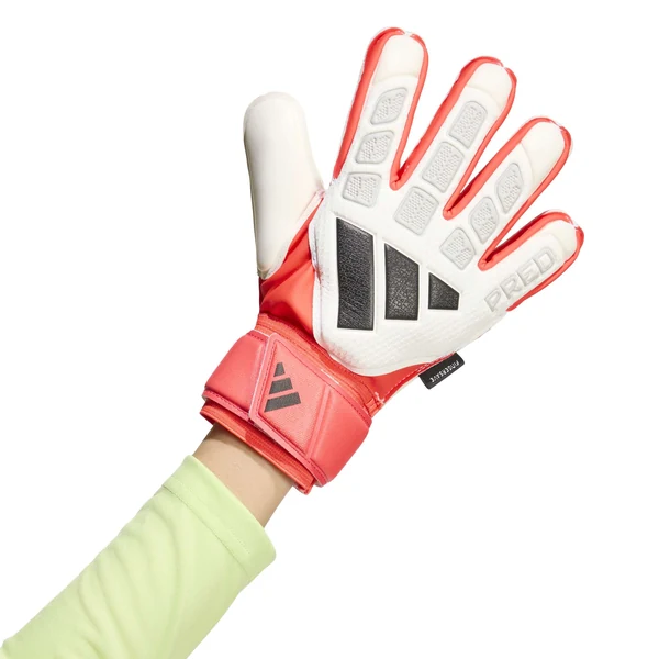adidas Predator Match Fingersave Keepershandschoenen Kids Wit Rood