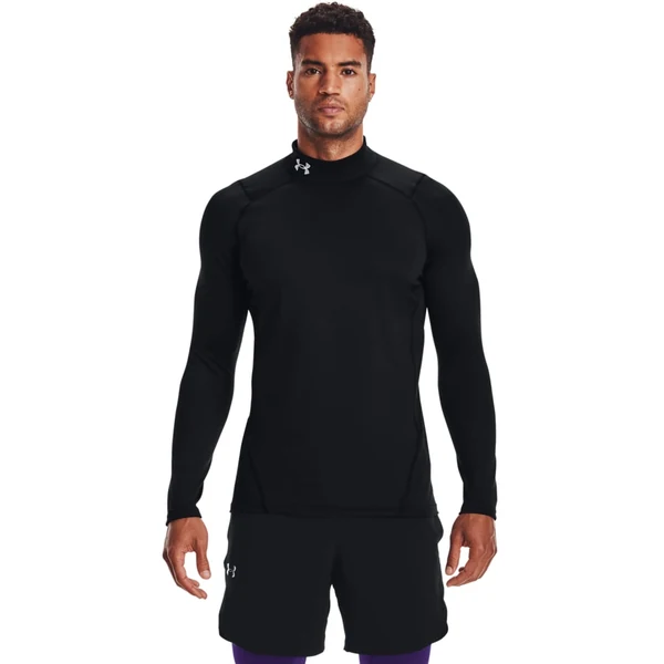 Under Armour ColdGear Fitted Ondershirt Lange Mouwen Zwart