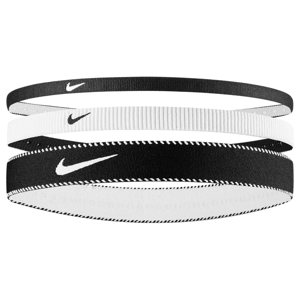 Nike Flex Classic Mixed Width Haarbanden 3-Pack Zwart