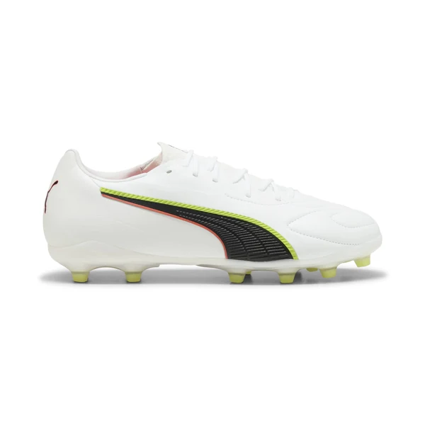 PUMA King 20 Pro Wit Felrood Neongeel