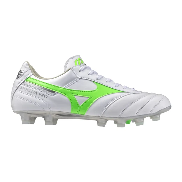 Mizuno Morelia II Pro Zilver Felgroen